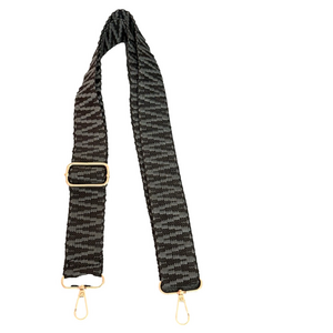 NEW: Stylish Black and Gray Women’s  Bag Strap Adjustable